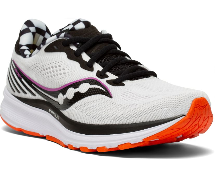 Saucony Ride 14 Women's Running Shoes Grey / Black | Canada 196FDNM